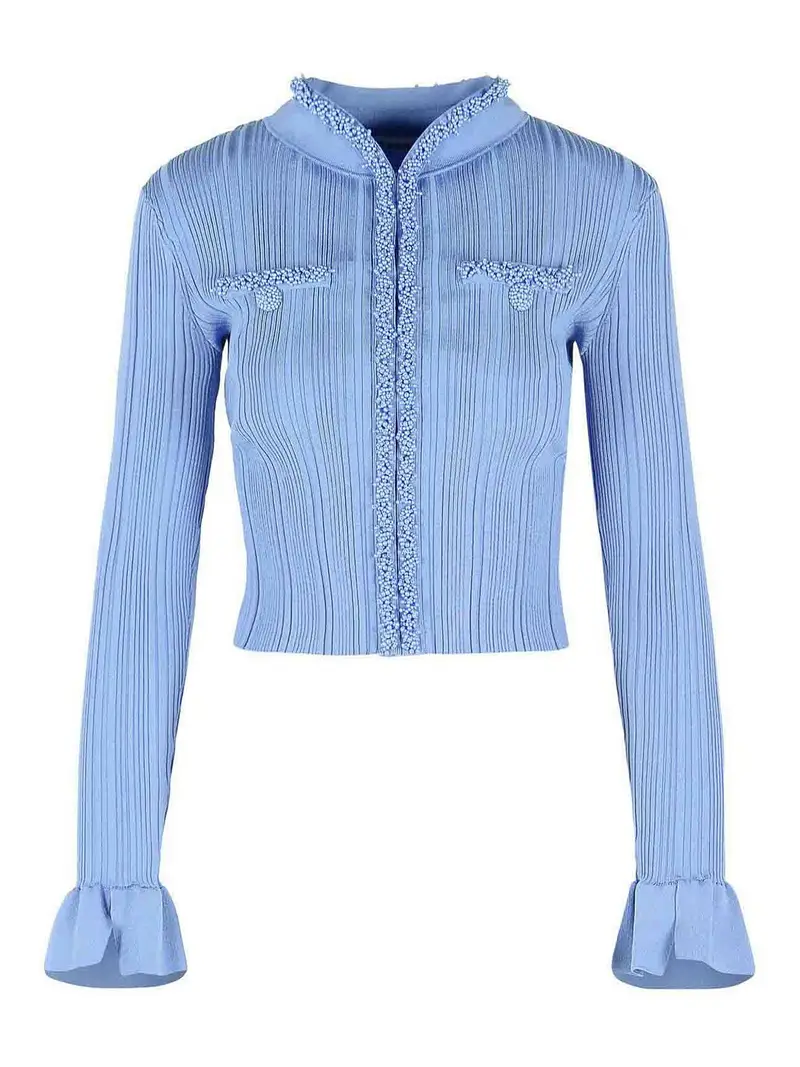 Self-portrait Cardigan Azzurro 3993578