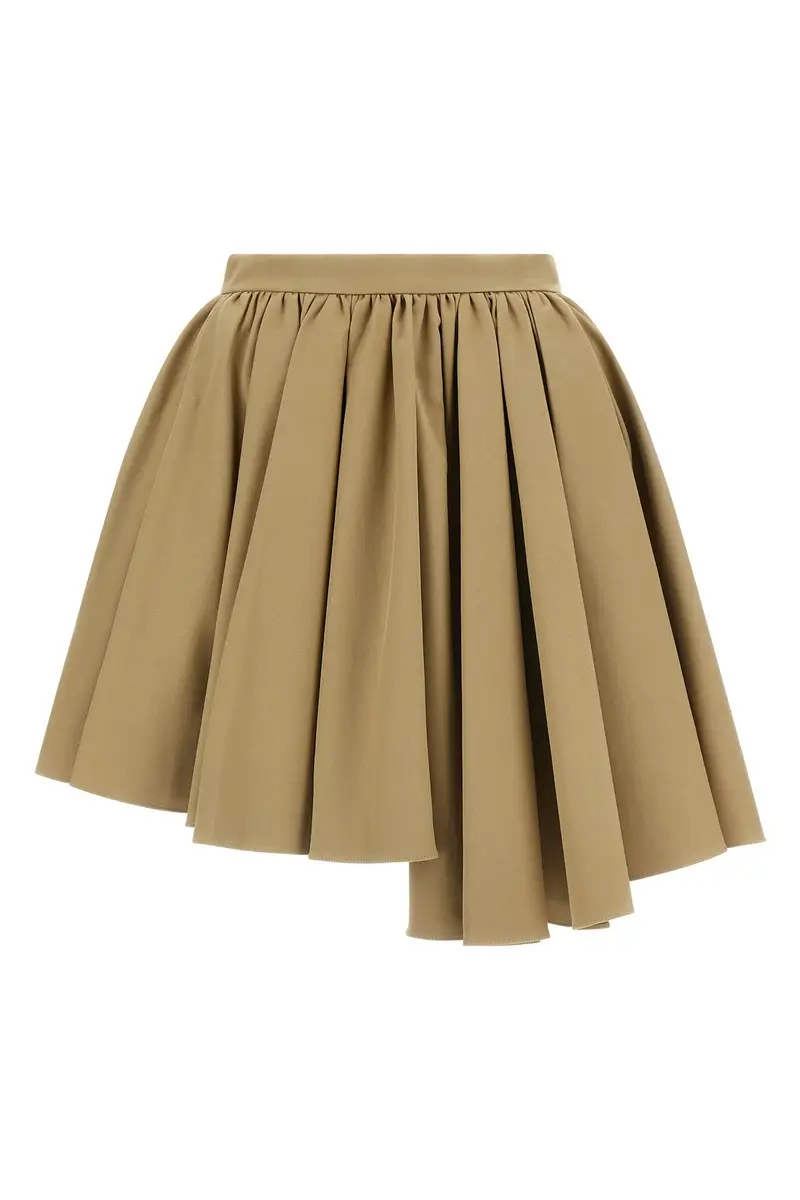 Gonna Fondo Asimmetrico Beige