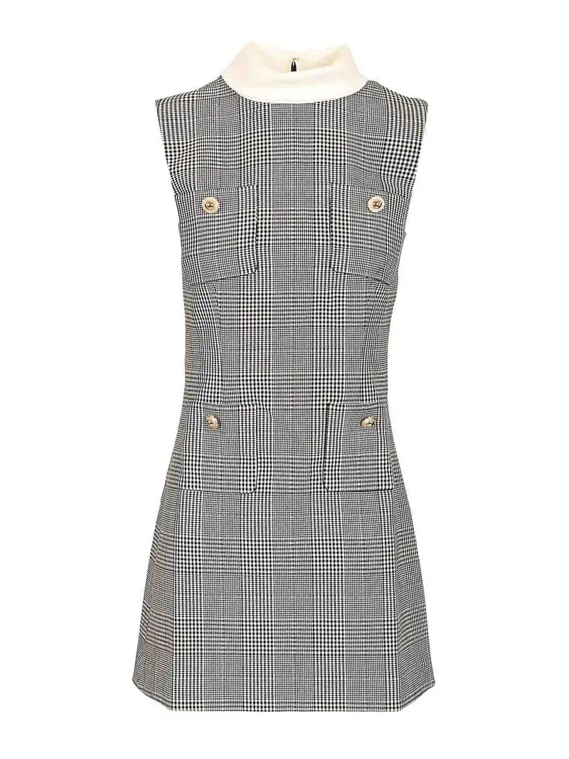 Mini abito senza maniche Multicolore