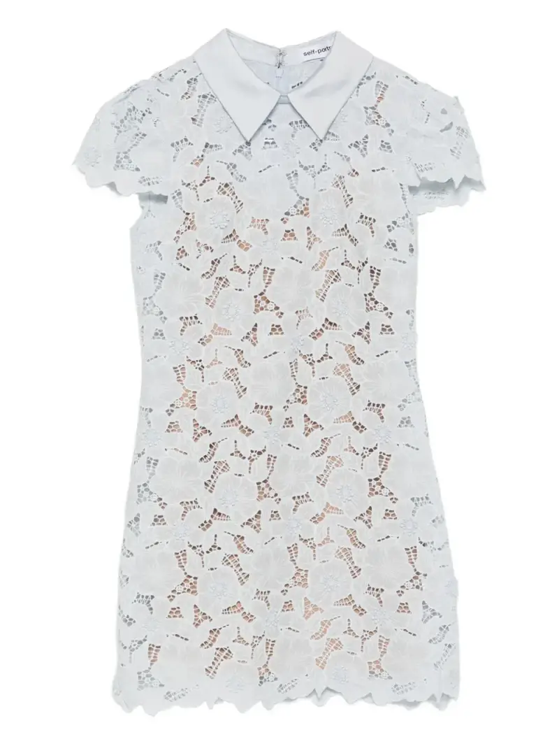 Self-portrait Abito in pizzo bianco