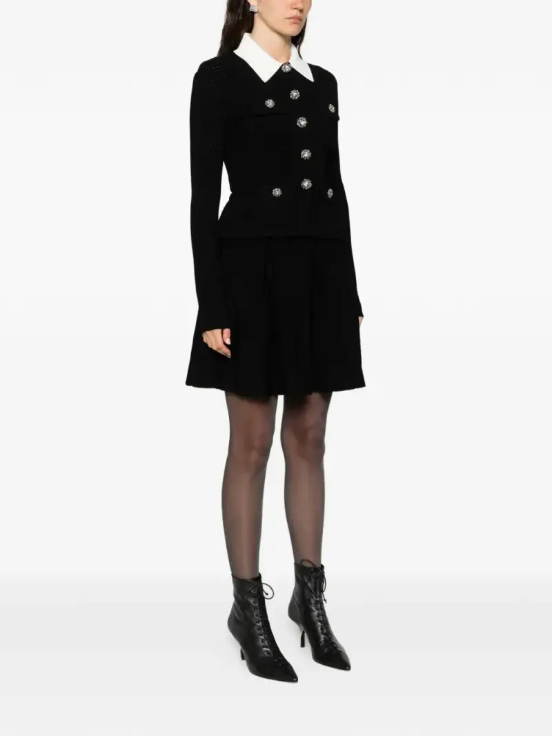 mini dress self portrait NERO miniatura 3