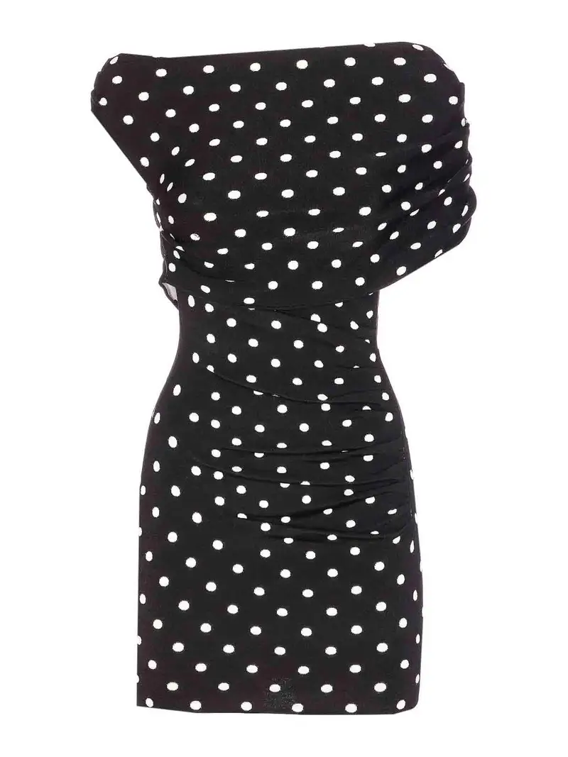 Miniabito a pois Nero