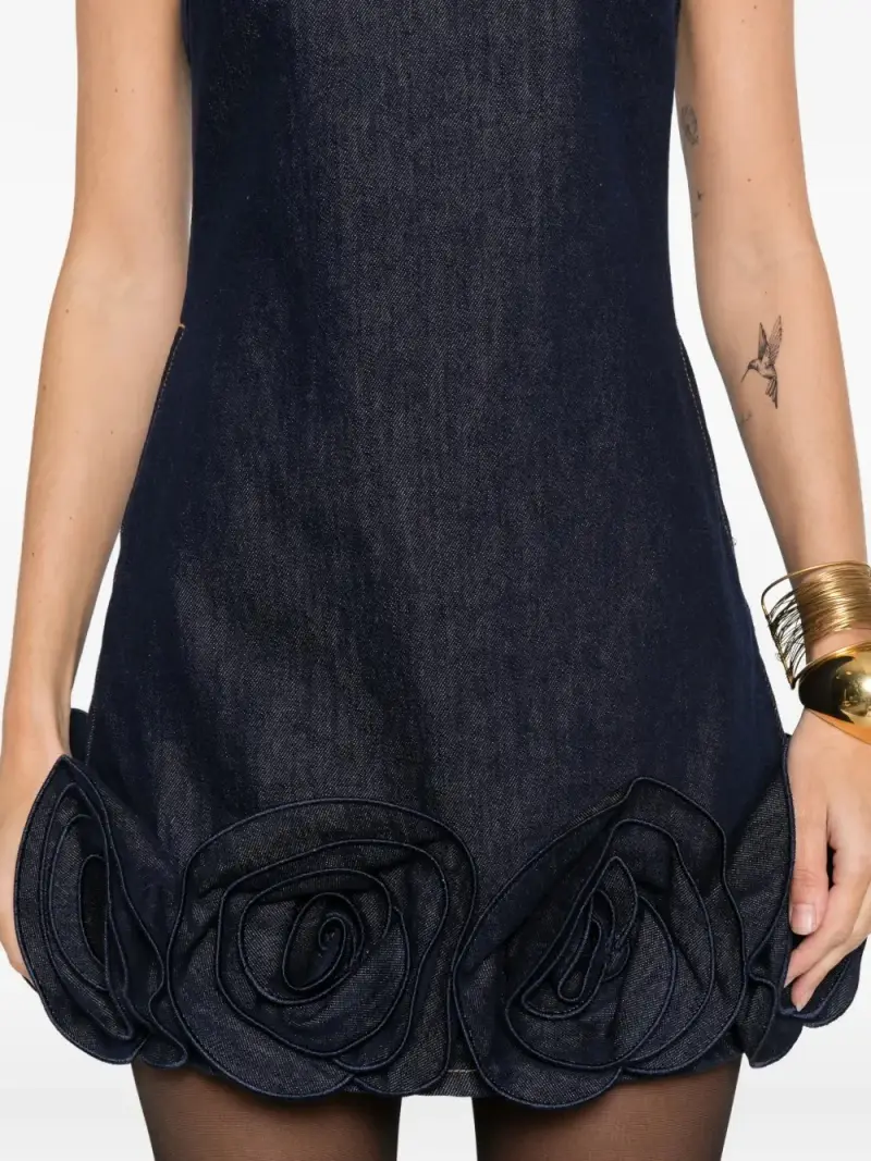 Miniabito Elegante in Denim BLU miniatura 3