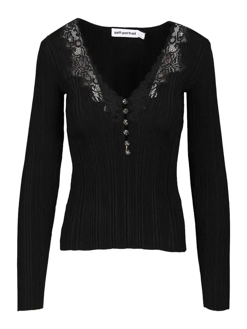 Self-portrait Top Nero 4203735