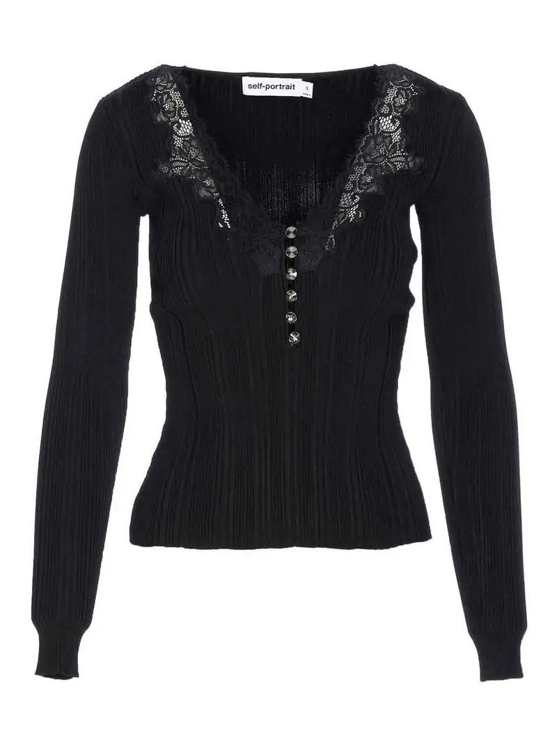 Self-portrait Top Nero 3347039