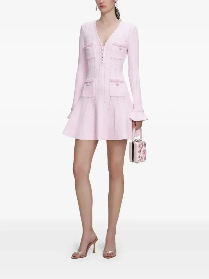 Vestito in Maglia ROSA miniatura 2