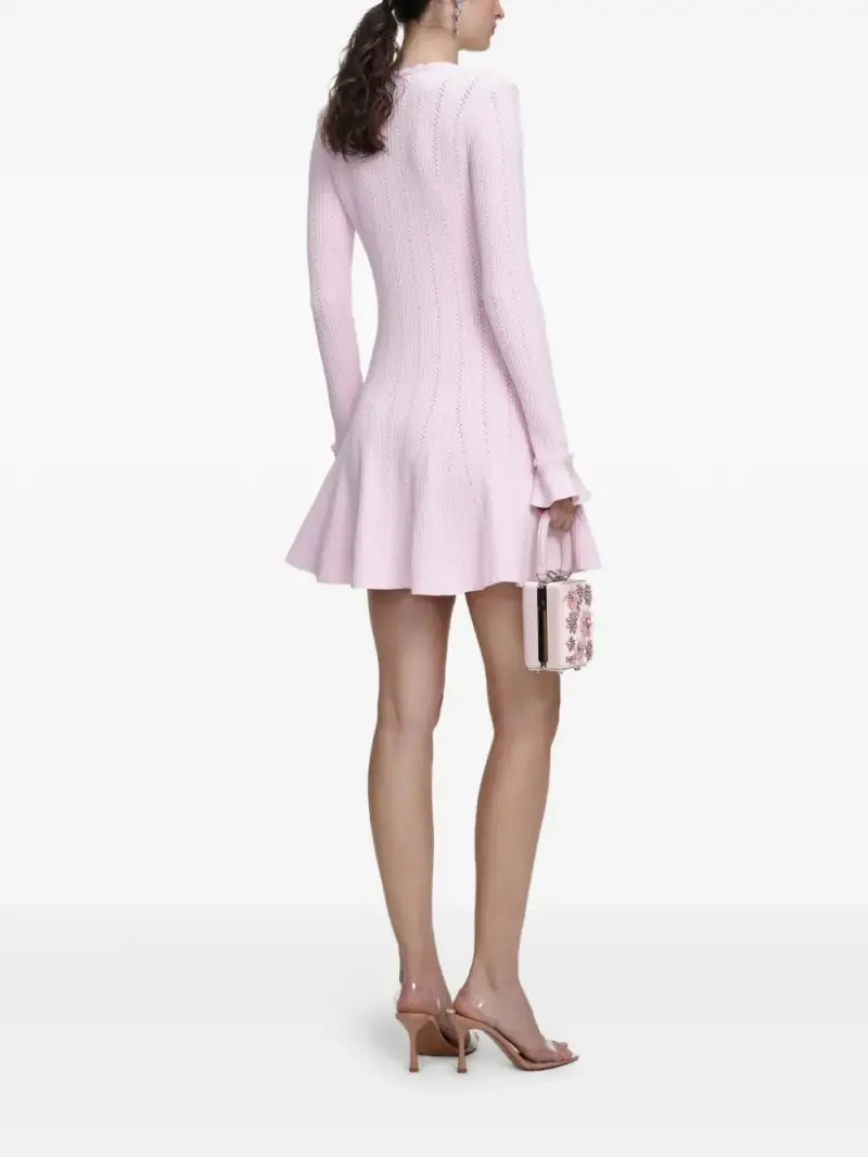 Vestito in Maglia ROSA miniatura 3