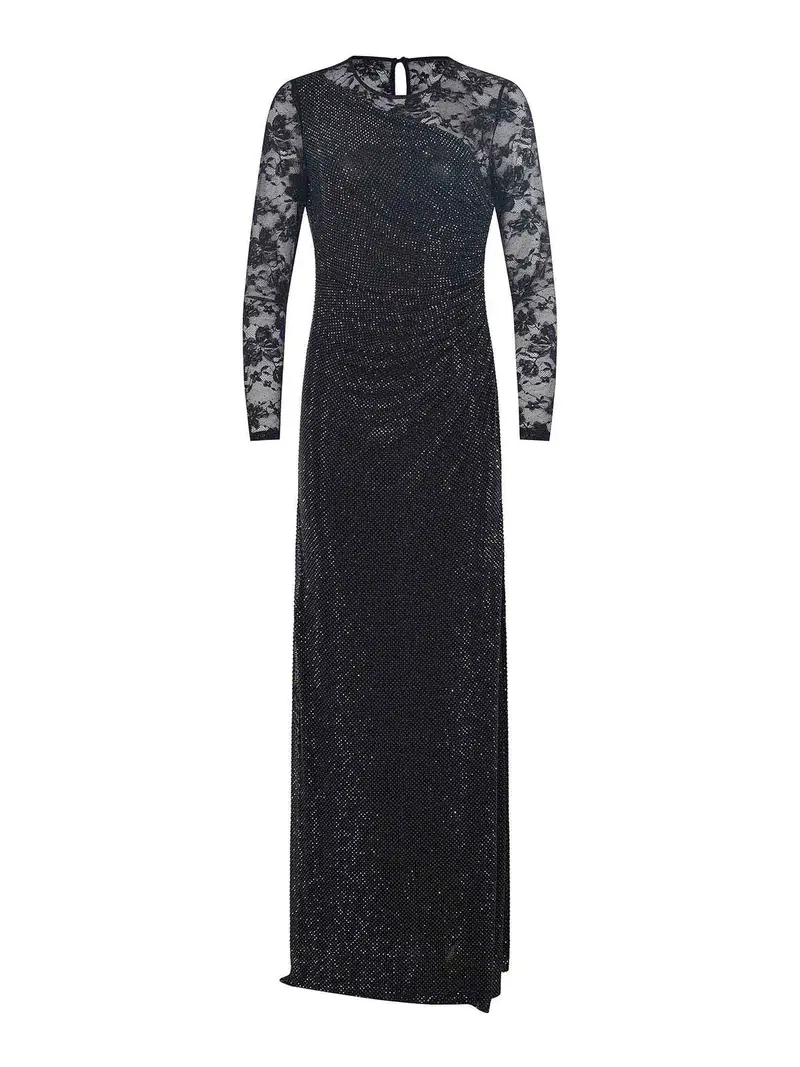 Vestito realizzato in misto poliestere Nero