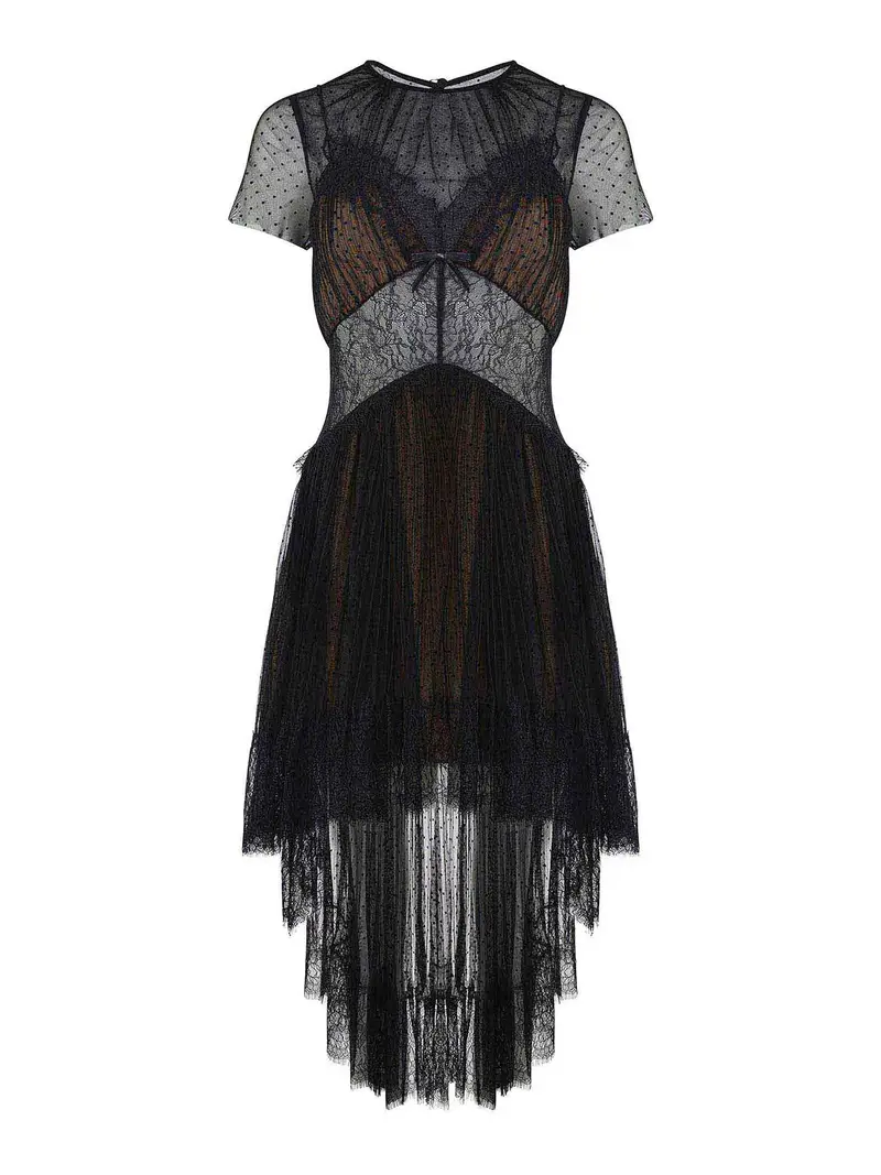 Vestito realizzato in poliestere Nero