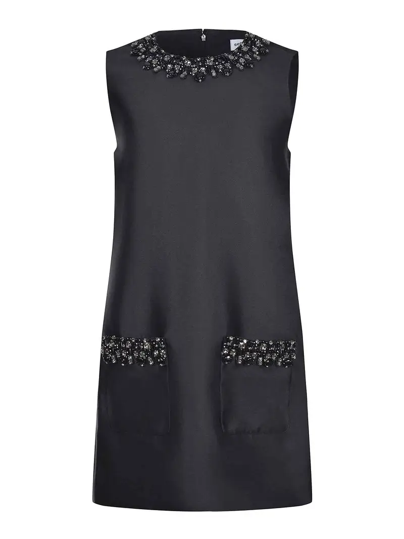 Vestito realizzato in poliestere Nero