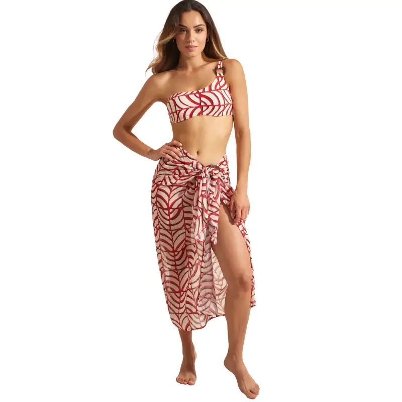 Pareo da spiaggia donna Selmark Moais