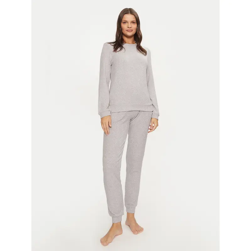 Pigiama P8673 Grigio Regular Fit