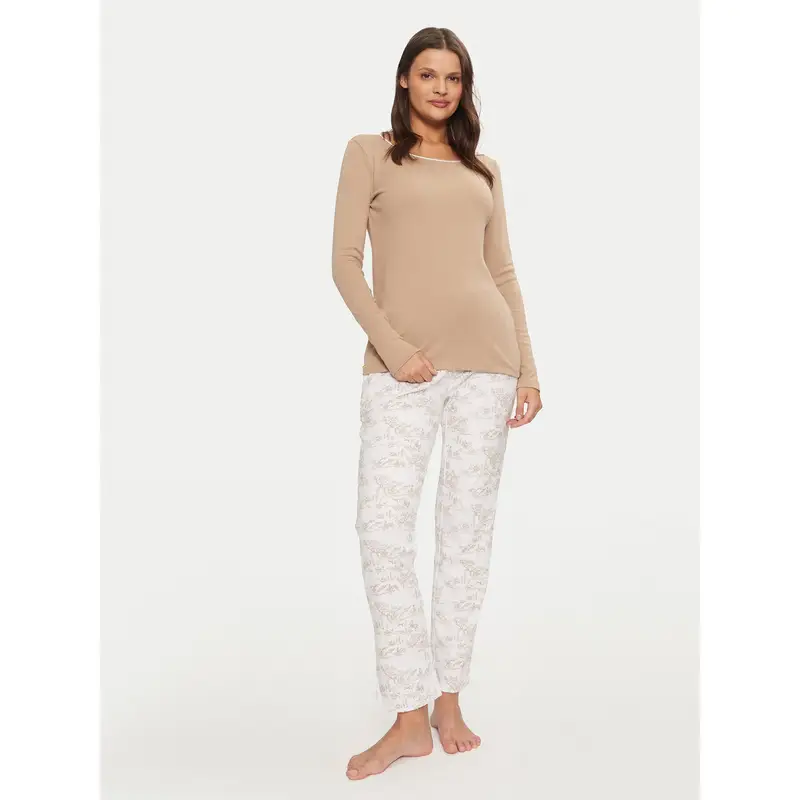 Pigiama P9373 Beige Regular Fit