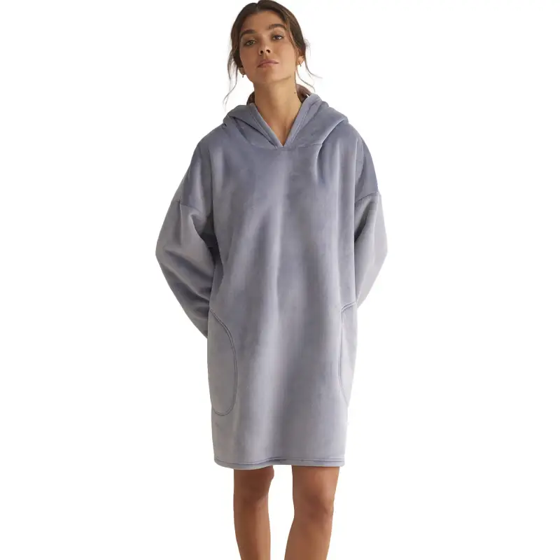 Poncho con cappuccio da donna Selmark Supersoft Complementos