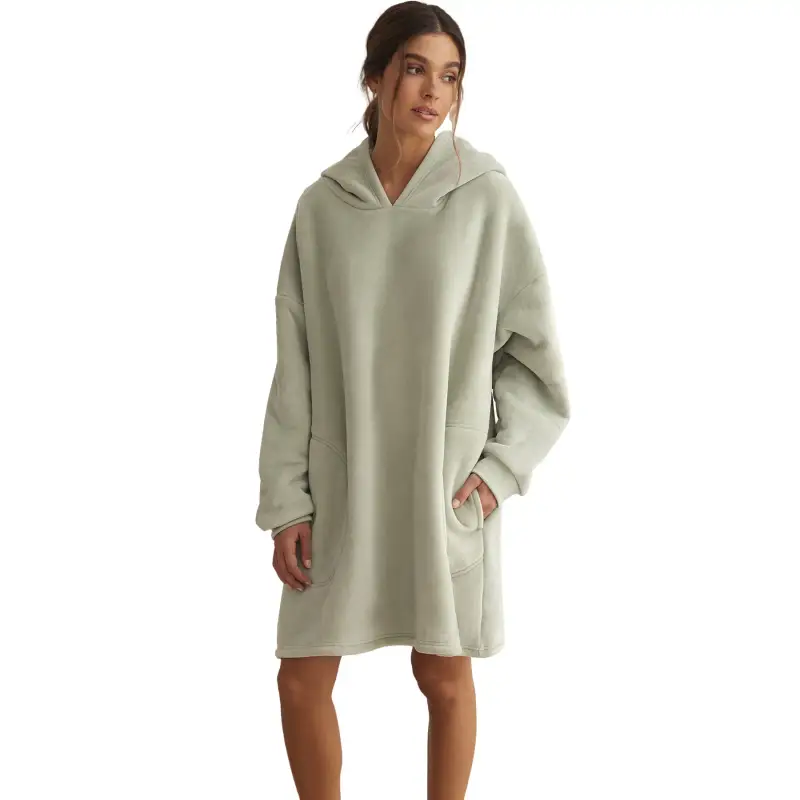 Poncho con cappuccio da donna Selmark Supersoft Complementos