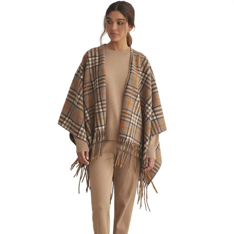 Poncho da donna Selmark Cuadros Complementos