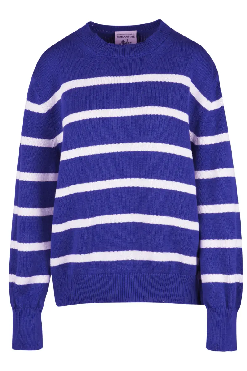 Maglia - 470937 - Blu/Latte