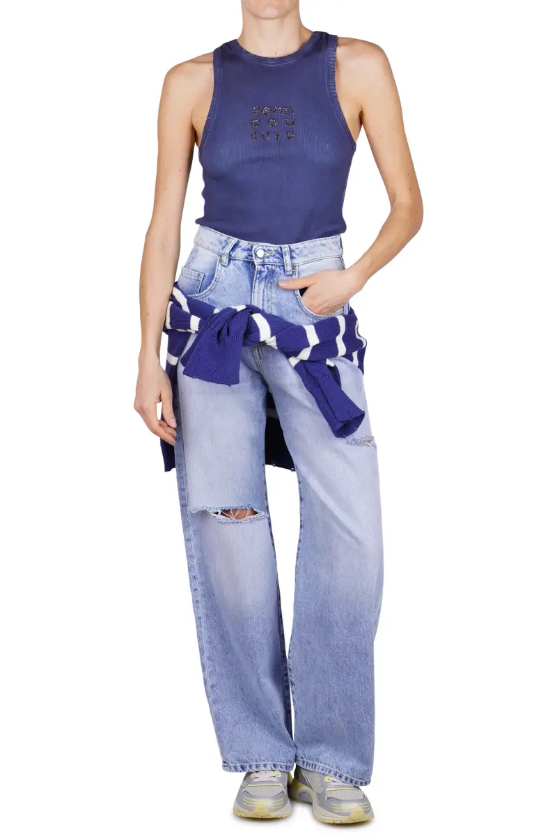 Top - 470946 - Blu miniatura 2