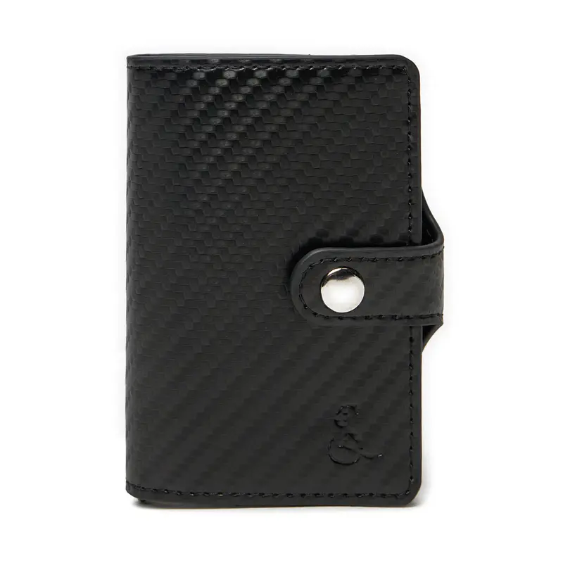 Custodie per carte di credito Semi Line P8296-1 Nero