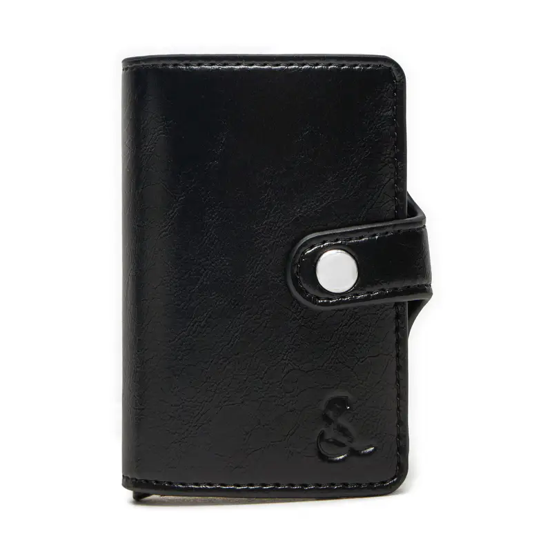 Custodie per carte di credito Semi Line P8296-2 Nero