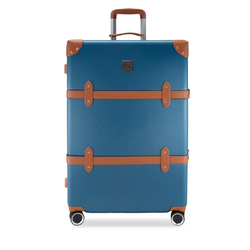 Valigia grande Semi Line T5672-4 Blu scuro