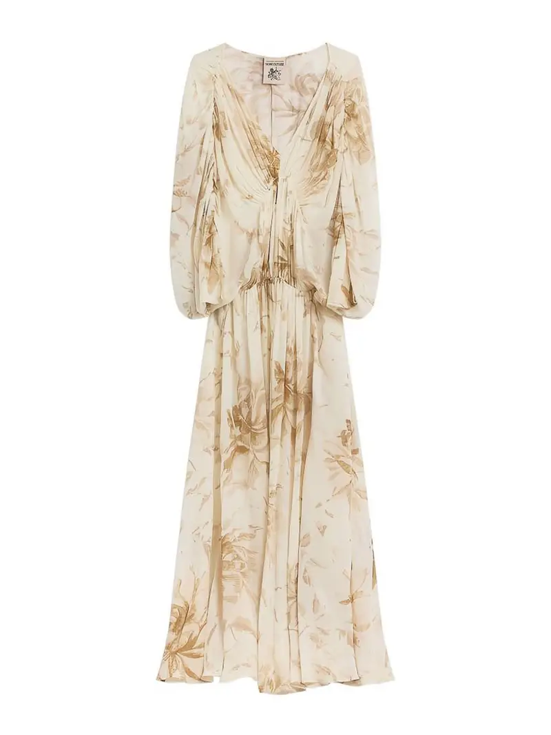 Abito lungo Veronica Beige