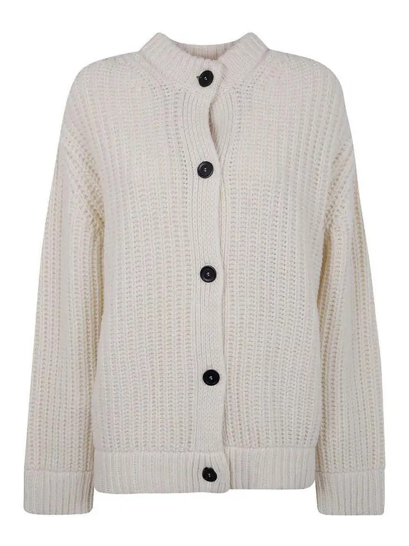 SEMICOUTURE Cardigan Bianco 4012359