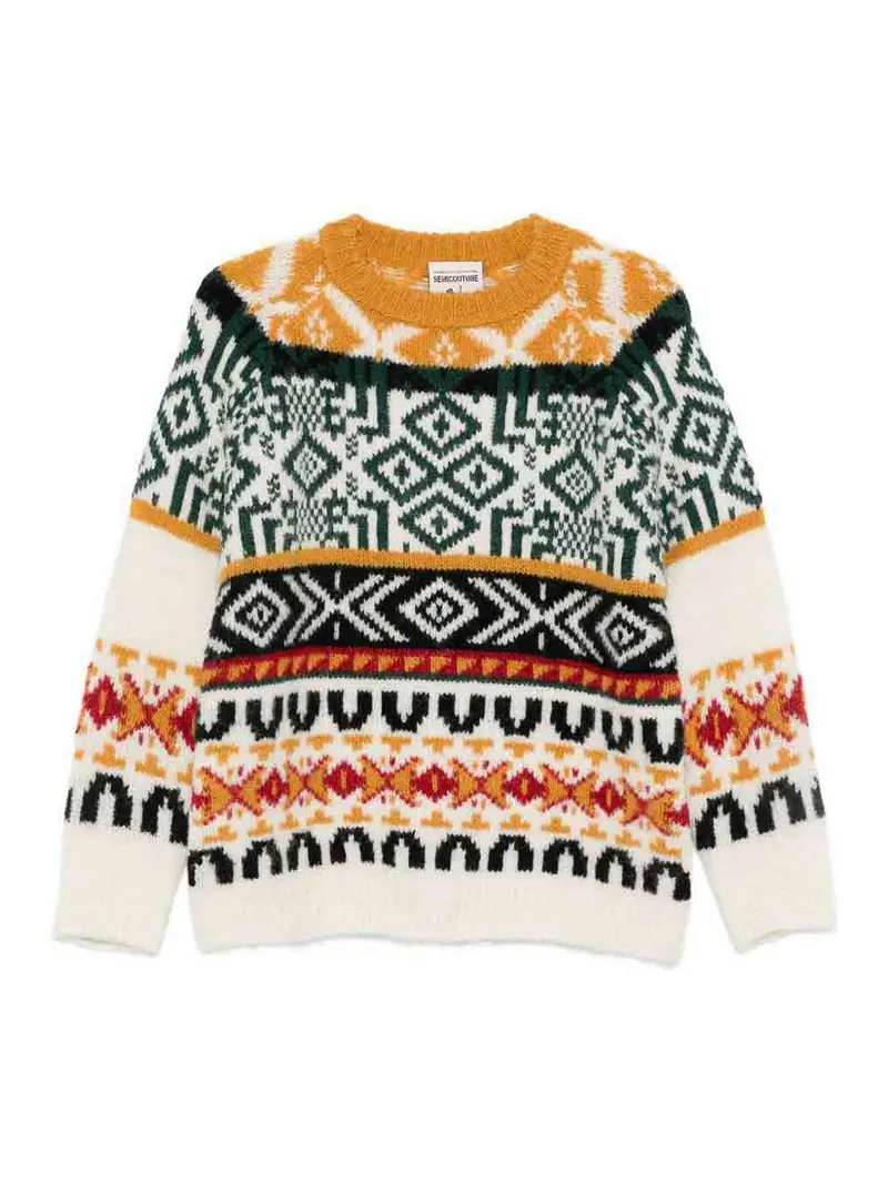 Maglia Ottavio in misto lana Multicolore