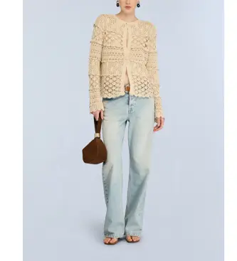 per donna S6SF02 Maglia Zilla beige (M), Casual