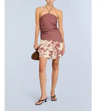 per donna S6SN02 Top rosa Becka (42), Casual, Senza maniche / cinghie