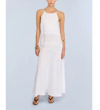 per donna S6SN22 Felicia veste bianco (42), Casual, Senza maniche / cinghie