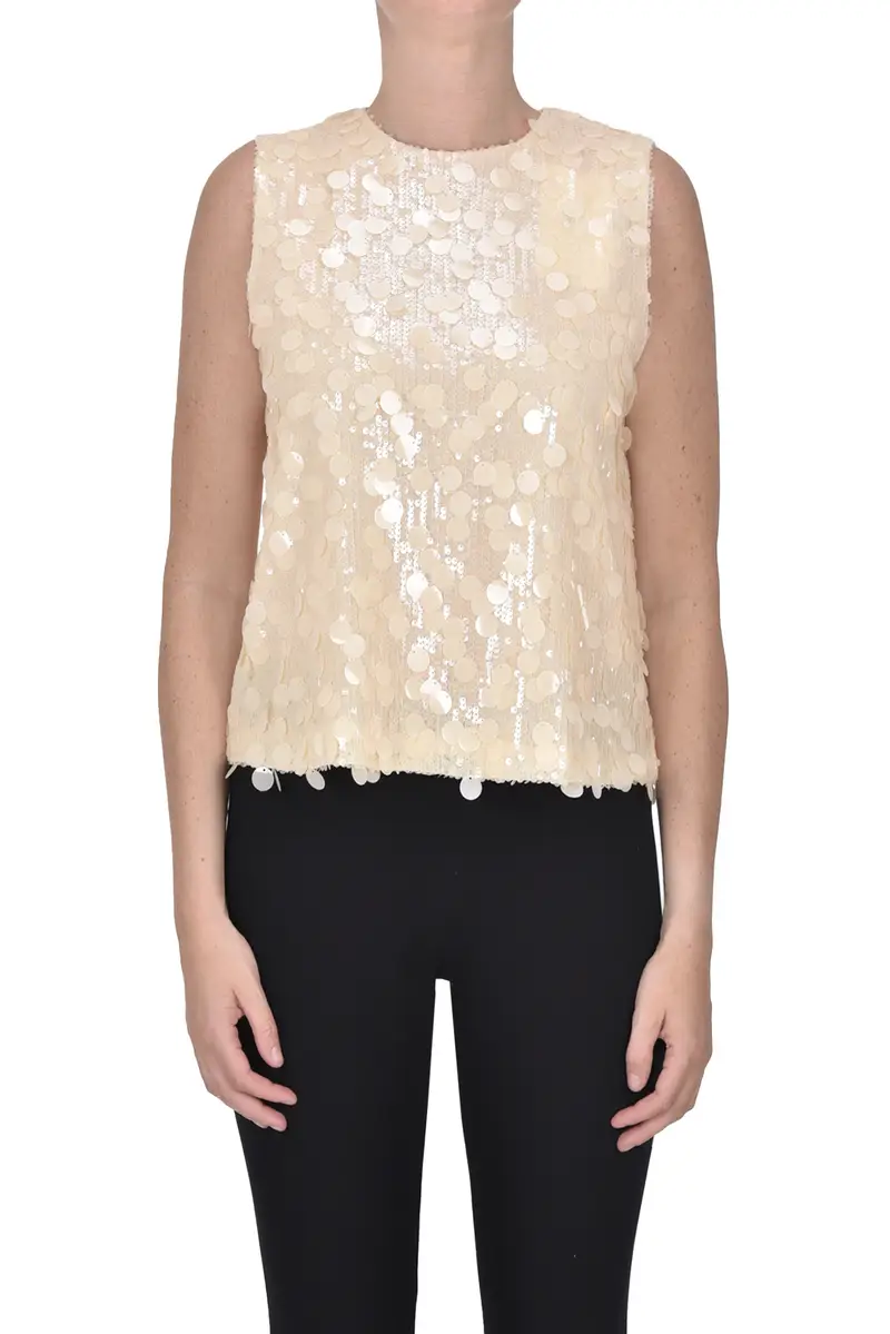 SEMICOUTURE Top Crema 2522991