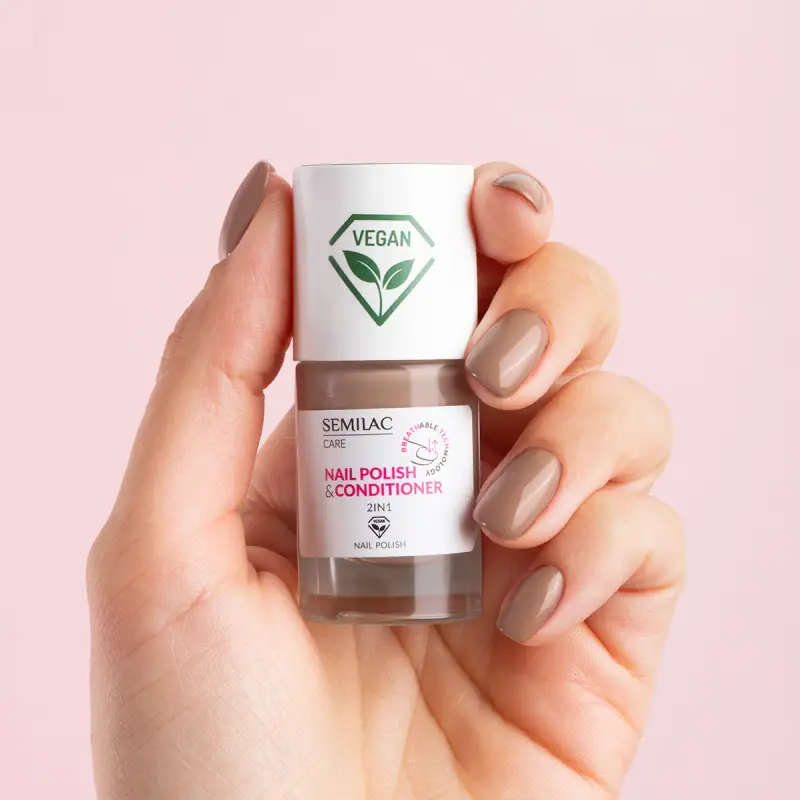 Nail Polish BREATHable TECHnology Nail Polish & Conditioner 2in1 012 - Smalto miniatura 2