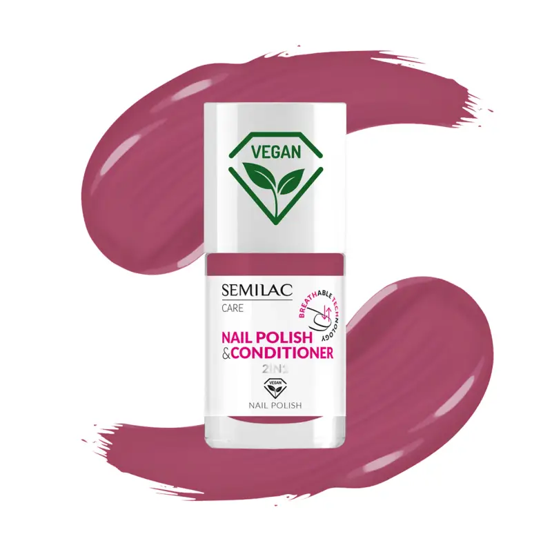 Nail Polish BREATHable TECHnology Nail Polish & Conditioner 2in1 028 - Smalto