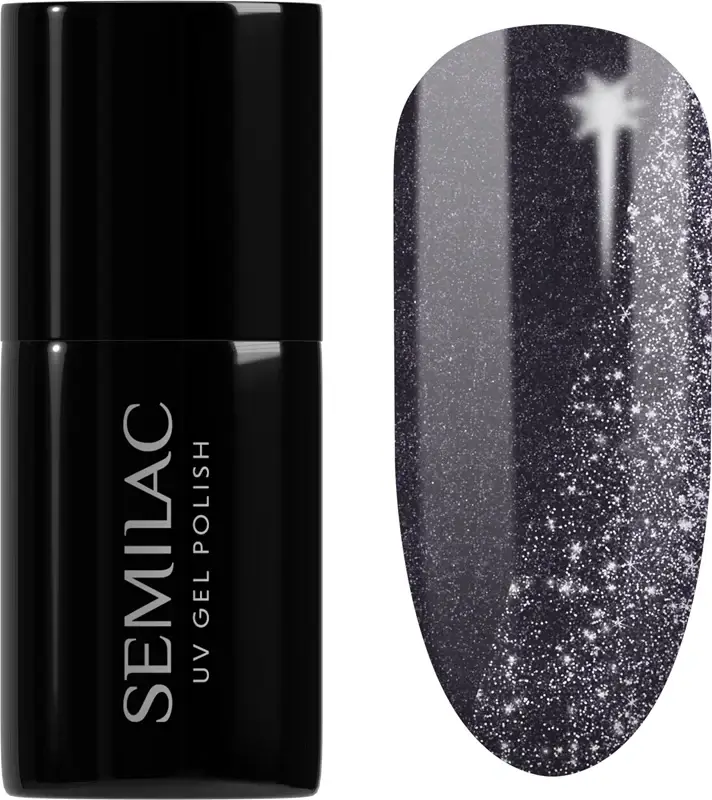 UV Hybrid Day and Night smalto gel per unghie con lampada UV/LED colore 399 Dark & Spark 7 ml