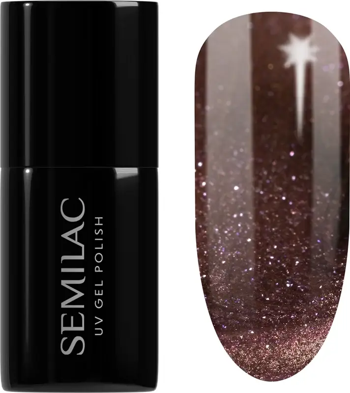 UV Hybrid Galaxy Flash smalto gel per unghie con lampada UV/LED colore 823 Meta Rose 7 ml