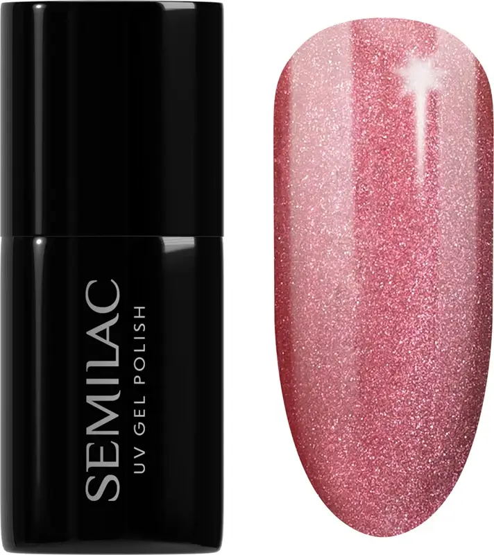 UV Hybrid Gloss GALA smalto gel per unghie con lampada UV/LED colore 662 Rosé Gloss 7 ml