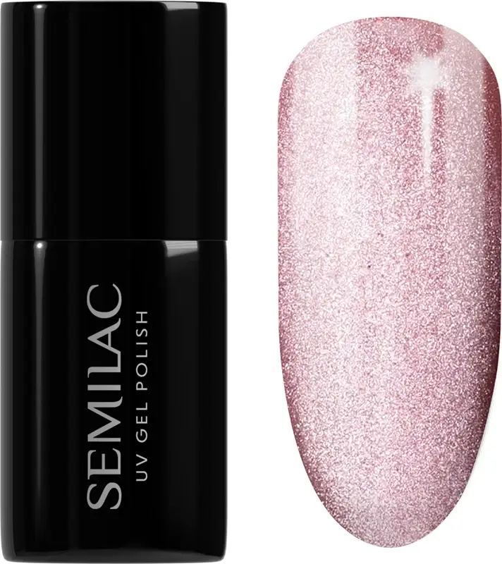 UV Hybrid Gloss GALA smalto gel per unghie con lampada UV/LED colore 663 Blush Gloss 7 ml