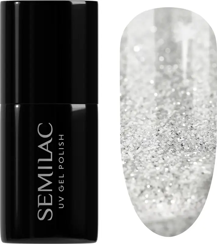 UV Hybrid Winter Collection smalto gel per unghie con lampada UV/LED colore 605 White Flash 7 ml