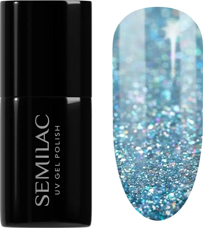 UV Hybrid Winter Collection smalto gel per unghie con lampada UV/LED colore 610 Frosty Christmas 7 ml