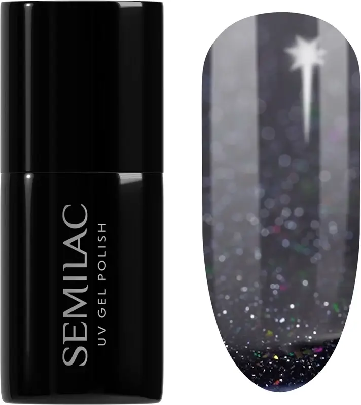 UV Hybrid Winter Collection smalto gel per unghie con lampada UV/LED colore 611 Violet Night 7 ml