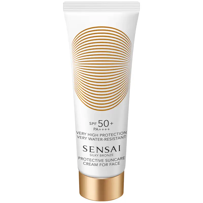 Silky Bronze Protective Suncare Cream For Face SPF50+ - Protezione solare viso