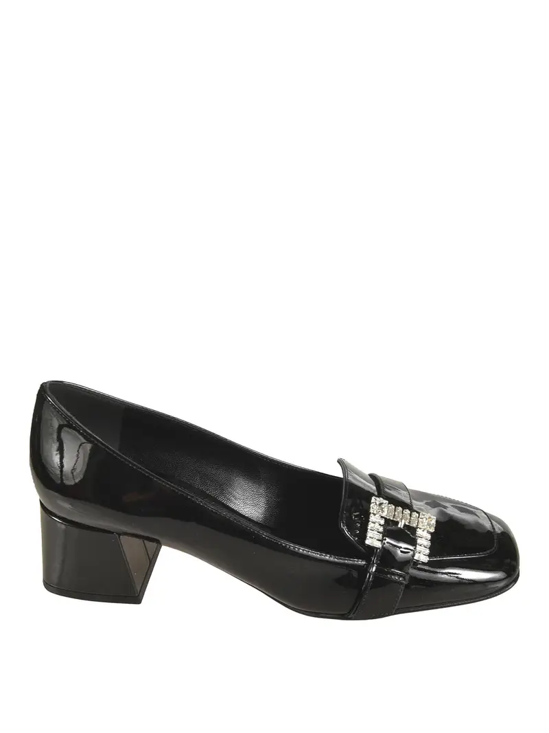 Sandali in pelle Nero