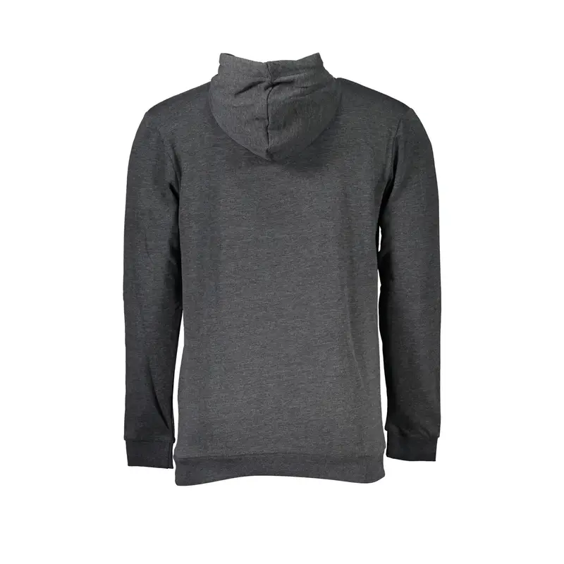 Felpa Maniche Lunghe Uomo Grigia Ricamo Grigio miniatura 2