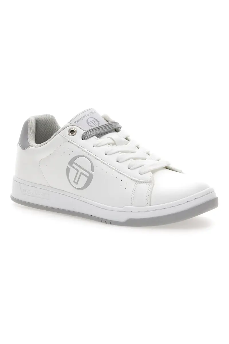Sneakers bianche con logo grigio Sergio Tacchini STM524210 [BIANCO] miniatura 2