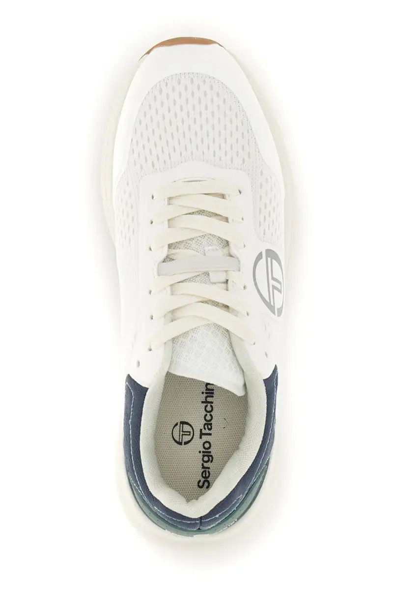 Sneakers bianche in tessuto traspirante Sergio Tacchini Walter Mix [BIANCO] miniatura 3