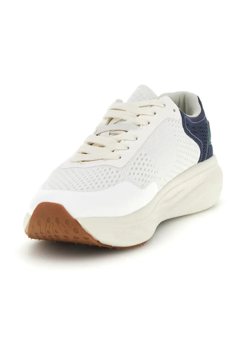 Sneakers bianche in tessuto traspirante Sergio Tacchini Walter Mix [BIANCO] miniatura 4