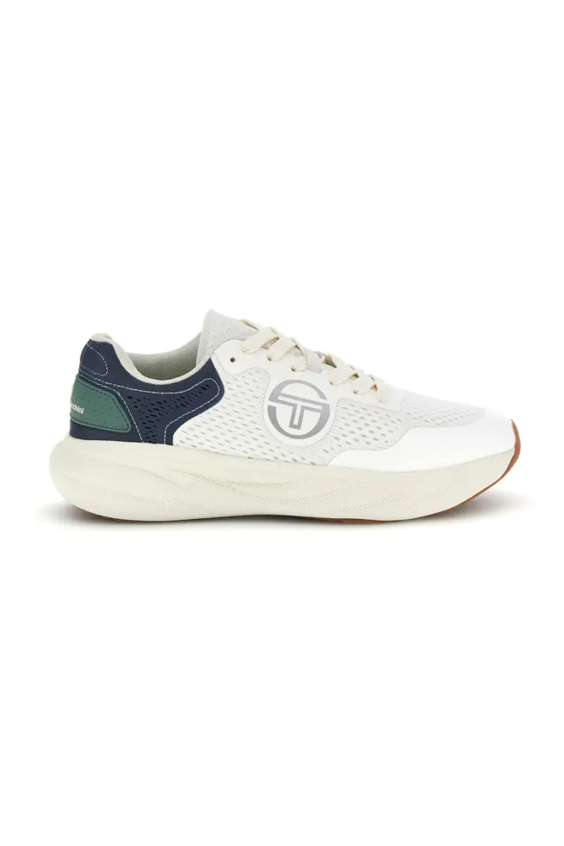 Sneakers bianche in tessuto traspirante Sergio Tacchini Walter Mix [BIANCO]