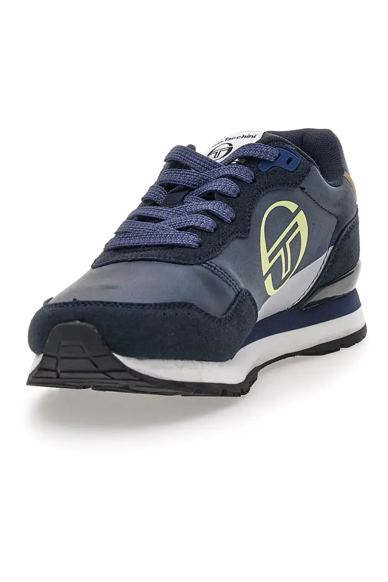 Sneakers blu con logo laterale Sergio Tacchini STM523006 [NAVY miniatura 3
