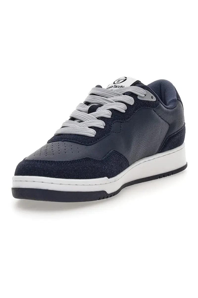 Sneakers blu con logo laterale Sergio tacchini STM614205 [NAVY] miniatura 3